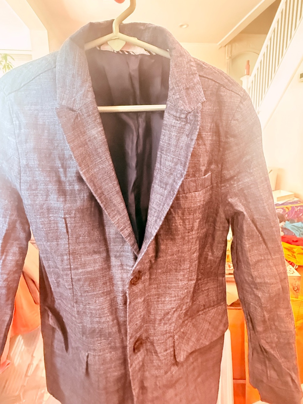 Cat & Jack Navy Textured Sport Coat